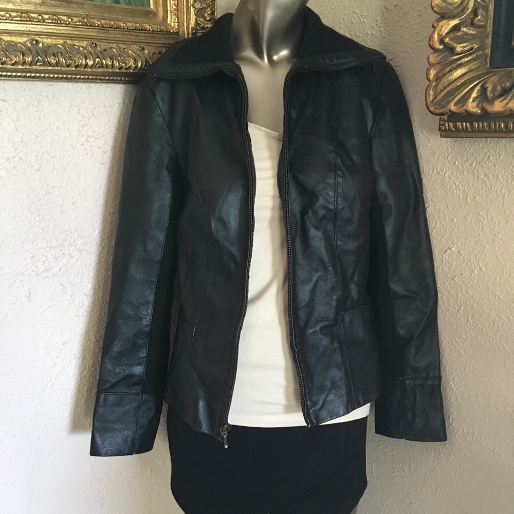 Black leather jacket 🧥
